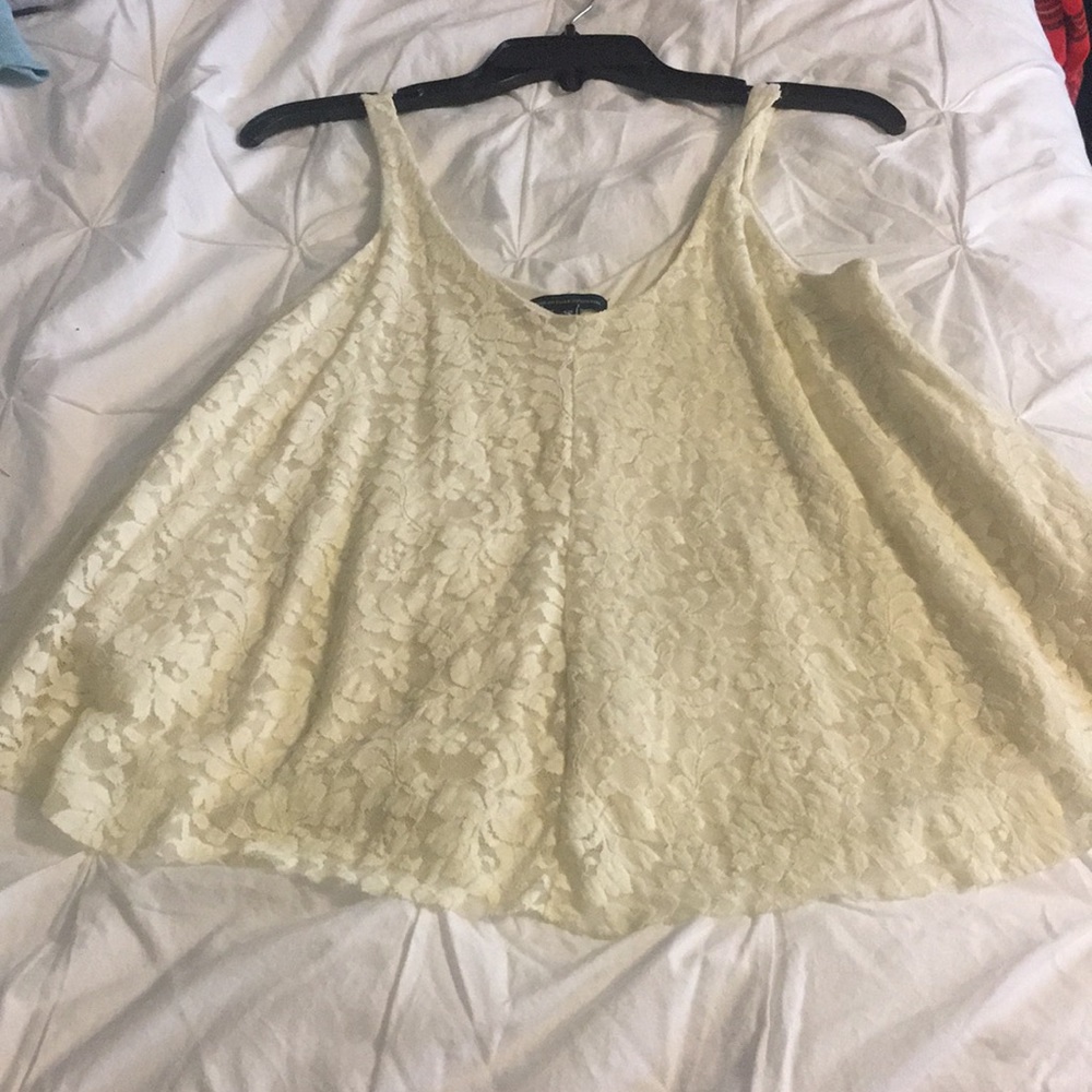 American eagle tank top off white size small